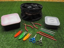 sonubaits ground bait bowl, tubs & tools - scissors disgorgers FISHING SET UP