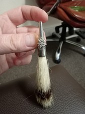 Silver Stag Hair Kilt Pin