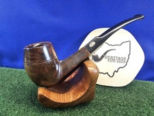 GBD Seventy-Six 548 Smooth Finish Bent Tall Bulldog Restored Estate Briar Pipe