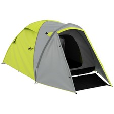 Outsunny 2-Man Camping Tent Living Area 2000mm Waterproof, Refurbished