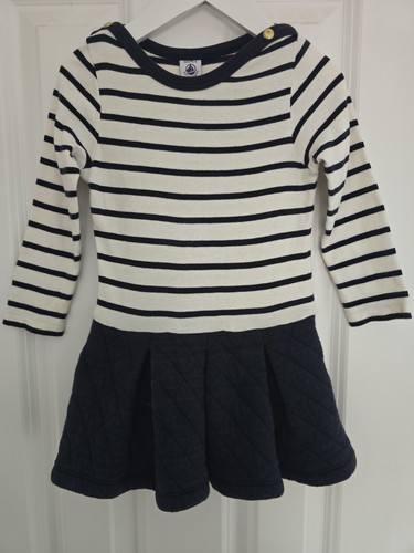 Petit bateau blue - petit, white