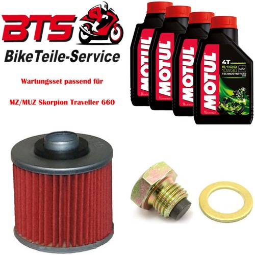Set oil filter drain plug - drain,