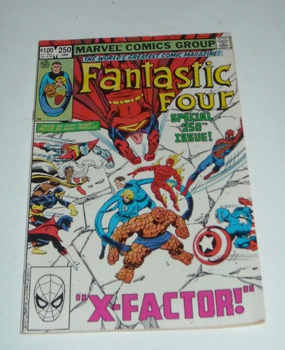 Fantastic four 250 marvel - four,