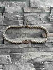 Gold Saturn Orb Pearl Choker