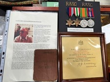 Harry Thorpe Geeson WW2 Medal Set Mentioned In Dispatches