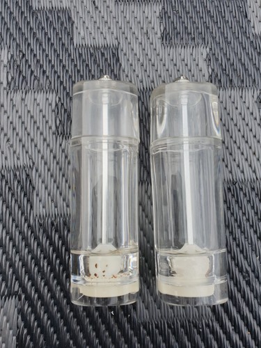 Clear acrylic salt and pepper - clear,