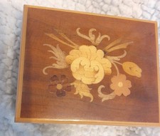 Vintage Italian Inlaid Wood