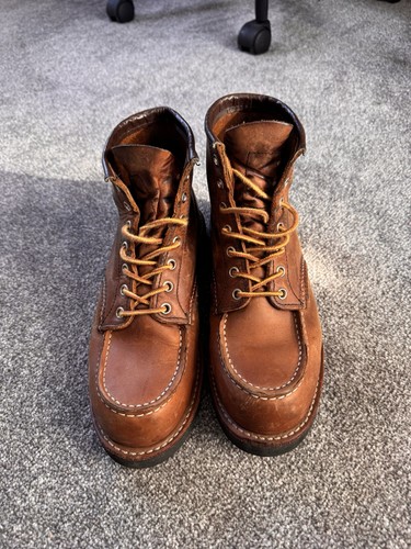 Red wing 8886 moc toe - red,