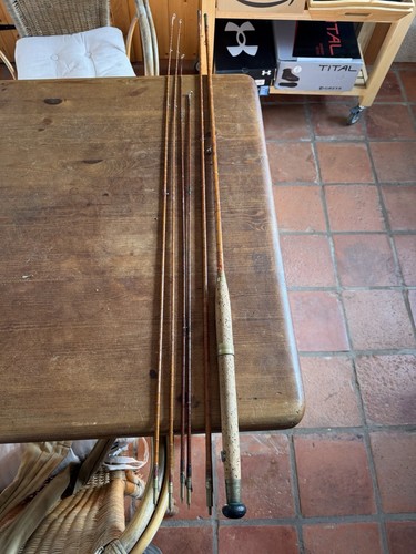 Antique fly fishing trout rod - fishing,