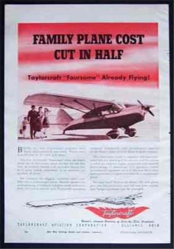 Taylorcraft foursome 1945 - taylorcraft,