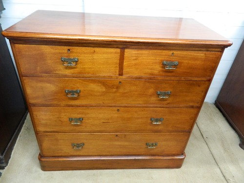 Victorian mahogany chest - mahogany,