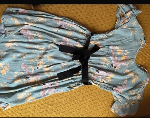 Zara cut out back oriental - cut,