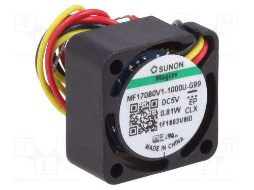 5vdc 5dba fan 1 52m3 - 5vdc, 21.5dba