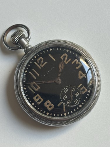 Waltham ww2 era pocket - ww2, watch