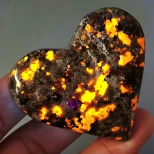 5A+ Yooperlite Crystal Heart