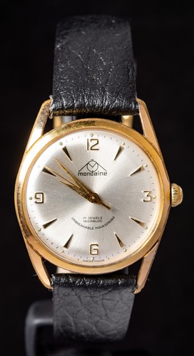 Mondaine silver sunburst dial - mondaine,