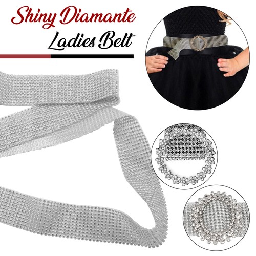 Womens bling rhinestone - womens, belt