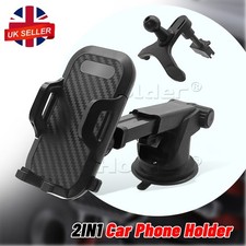 Universal Car Mobile Phone Holder Set 360° Windscreen Dashboard GPS Stand Cradle