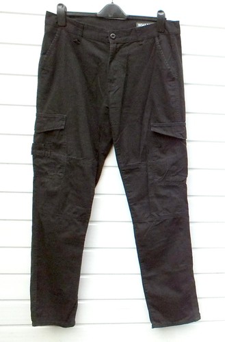 Classic black cotton drill - black,