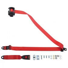 Rear Automatic Seat Belt For Volkswagen Transporter Van 1980-1991 Red