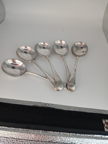 Epns soup spoons - b,