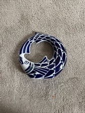 Sargadelos - Ouroboro is the winged serpent with dragon-like features.