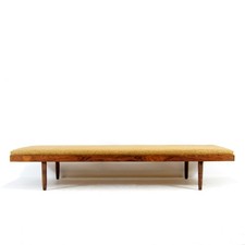 Retro Vintage Danish Single Day Bed Sofa Futon Mid Century Modern Rosewood 1960s