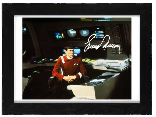 Leonard nimoy signed autograph - leonard,