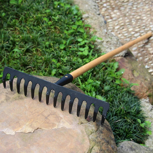 Garden rake steel hardened - rake,