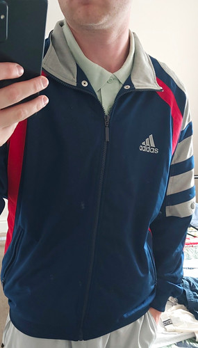 Adidas men navy red grey - men’s, m
