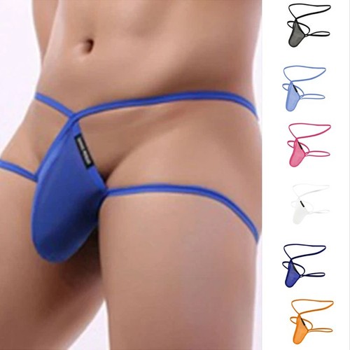 Mens mesh thong string pouch - mens,