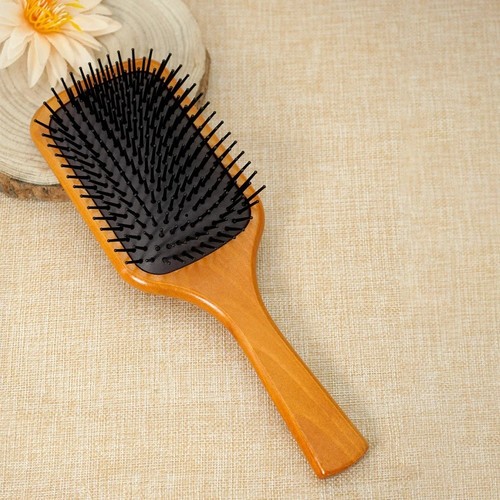 Aveda wooden hair paddle brush - paddle,