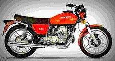 Moto Guzzi V 75 (reduced effect) 1988 3 A4 Photo Print