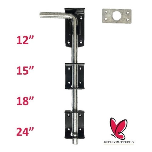 Drop down bolt 18 - bolt, 24"