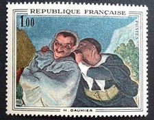 102 & ]  FRENCH -- STAMPS - 1966 SG 1714 - FRENCH ART - CRISPIN & SCAPIN - M/N/H
