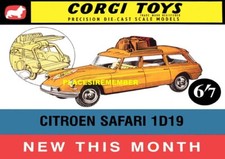 CORGI TOYS CITROEN SAFARI 1D19