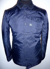G-Star Raw Davin Padded Overshirt Jacket Men's Blue Quilted Coat Medium