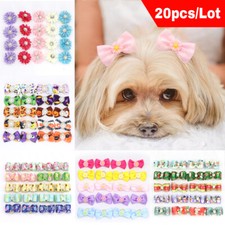 Cute dog pet hair bows - bows, with