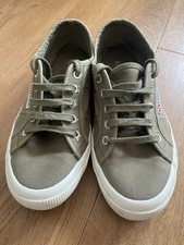 SUPERGA KHAKI GREEN PLIMSOLL