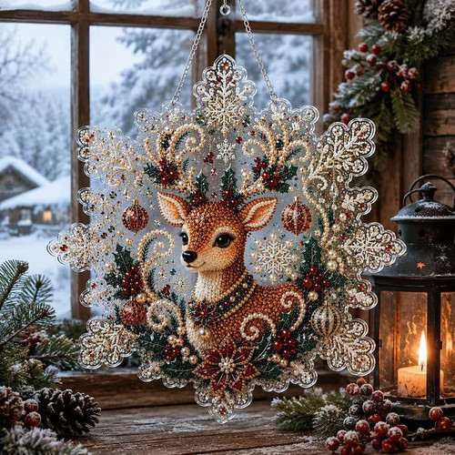 Christmas pearl diamond art - pearl,