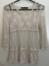 Women’s Zara Cream Lace 3/4