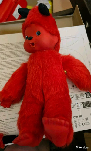 Monchichi devil doll vintage - monchichi,