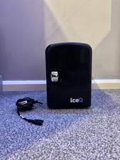 iceQ 4L Small Black Mini Fridge Cooler & Warmer - With Cable