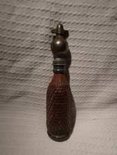 Antique Glass & Rattan Soda