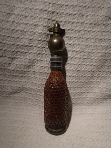 Antique glass rattan soda - antique, &