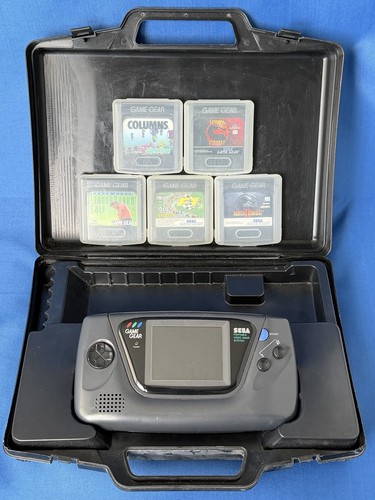 Sega game gear with bag - game, and