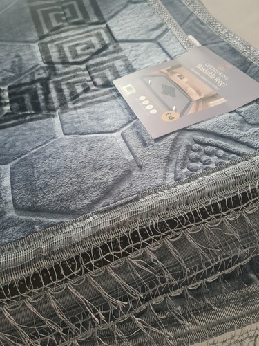 Cotton king large blue rug - cotton,