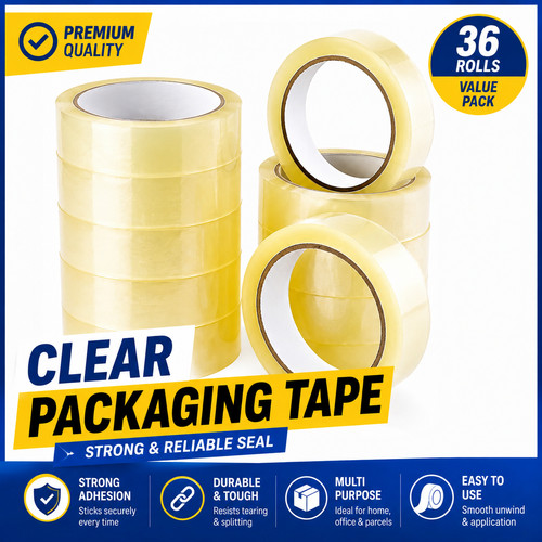 Clear strong tape packaging - clear,