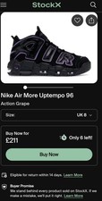 NIKE AIR MORE UPTEMPO '96 "ACTION GRAPE" 