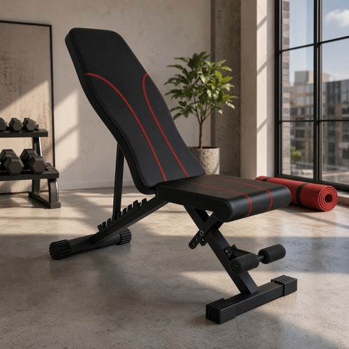 Foldable dumbbell bench - foldable,